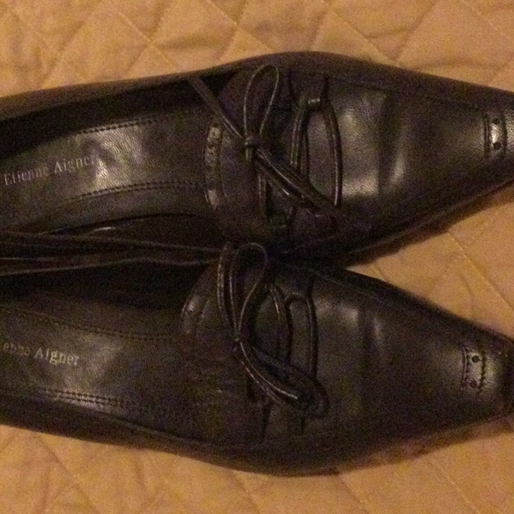 Etienne Aigner Brown leather Pumps 7.5